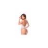 Body blanc en dentelle avec dos ouvert et encolure halter – Mapalé